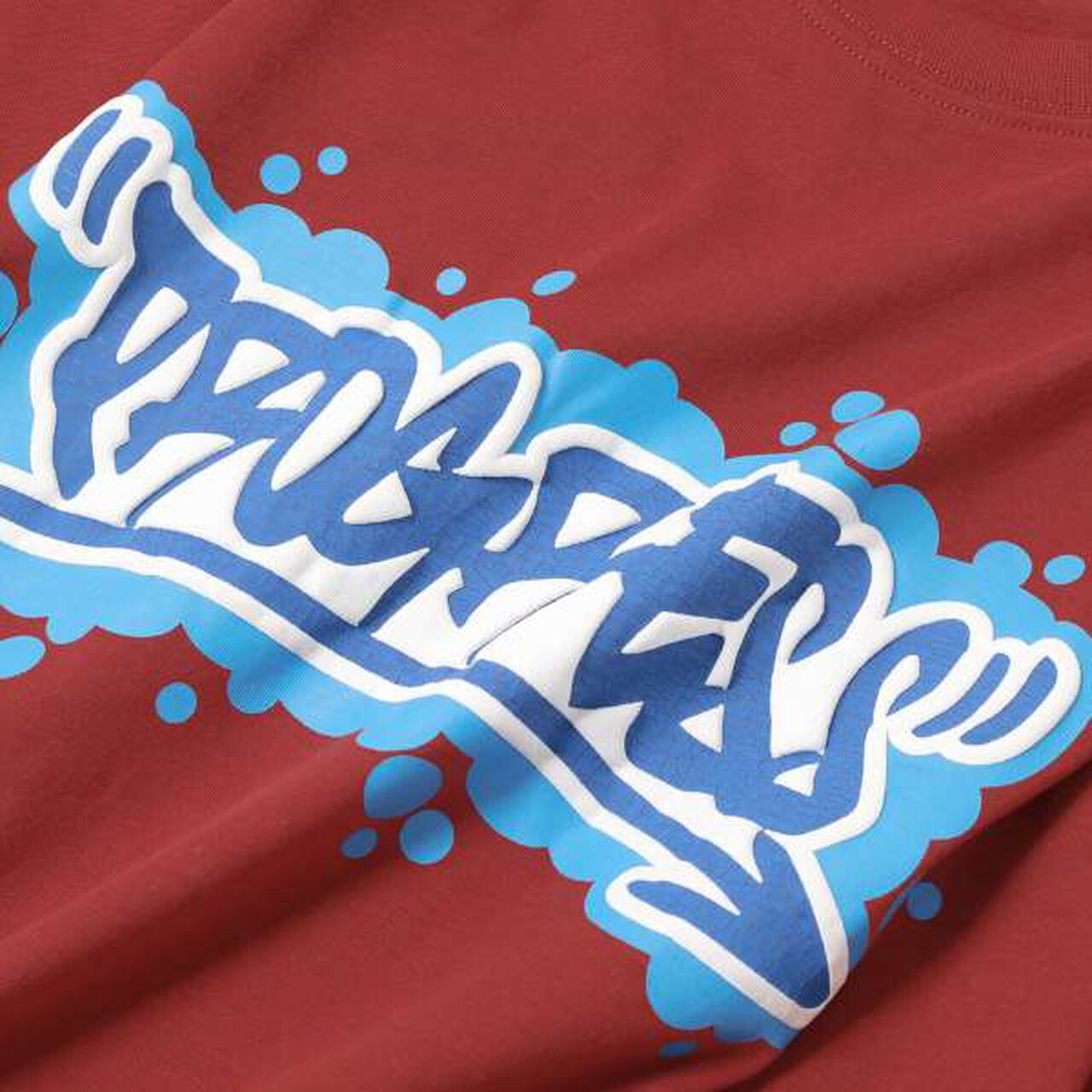 [STREET] Front Graffiti Print Big Long-Sleeve T-Shirt,Black, large image number 8