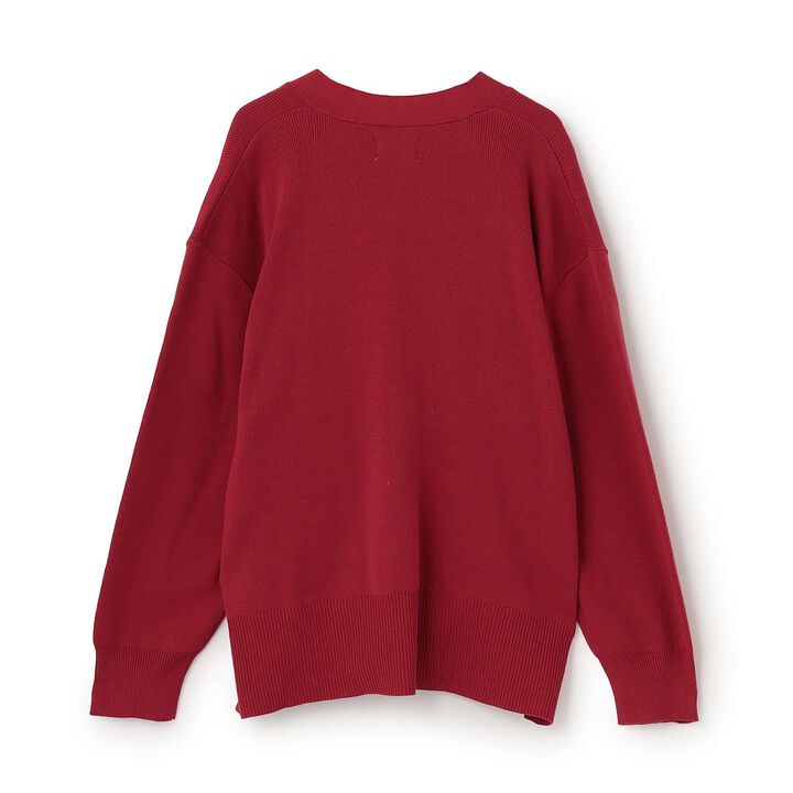 [Link] Pearl Button Knit Cardigan,Black, medium image number 7