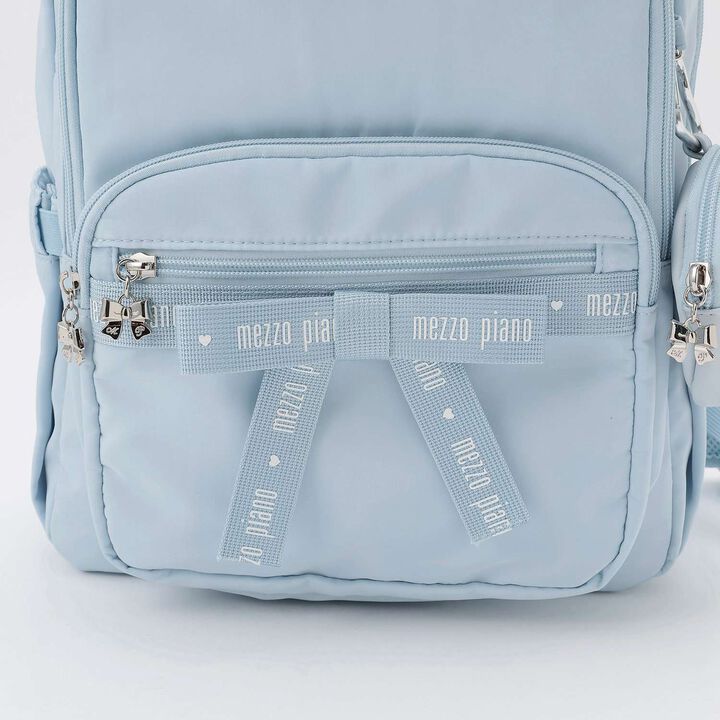 Large Logo Ribbon Backpack with Pouch - Approx. 23L Capacity,Sax blue, medium image number 10