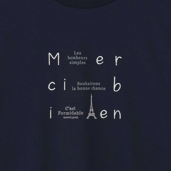 Eiffel Logo Long Sleeve T-Shirt,Off white, medium image number 3