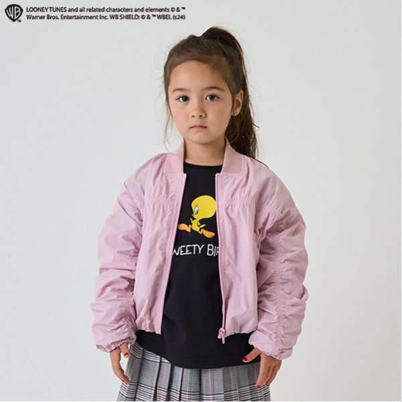 [Tweety] [Anti-Stain Finish] Shoulder Frill Pullover,Yellow, large image number 6