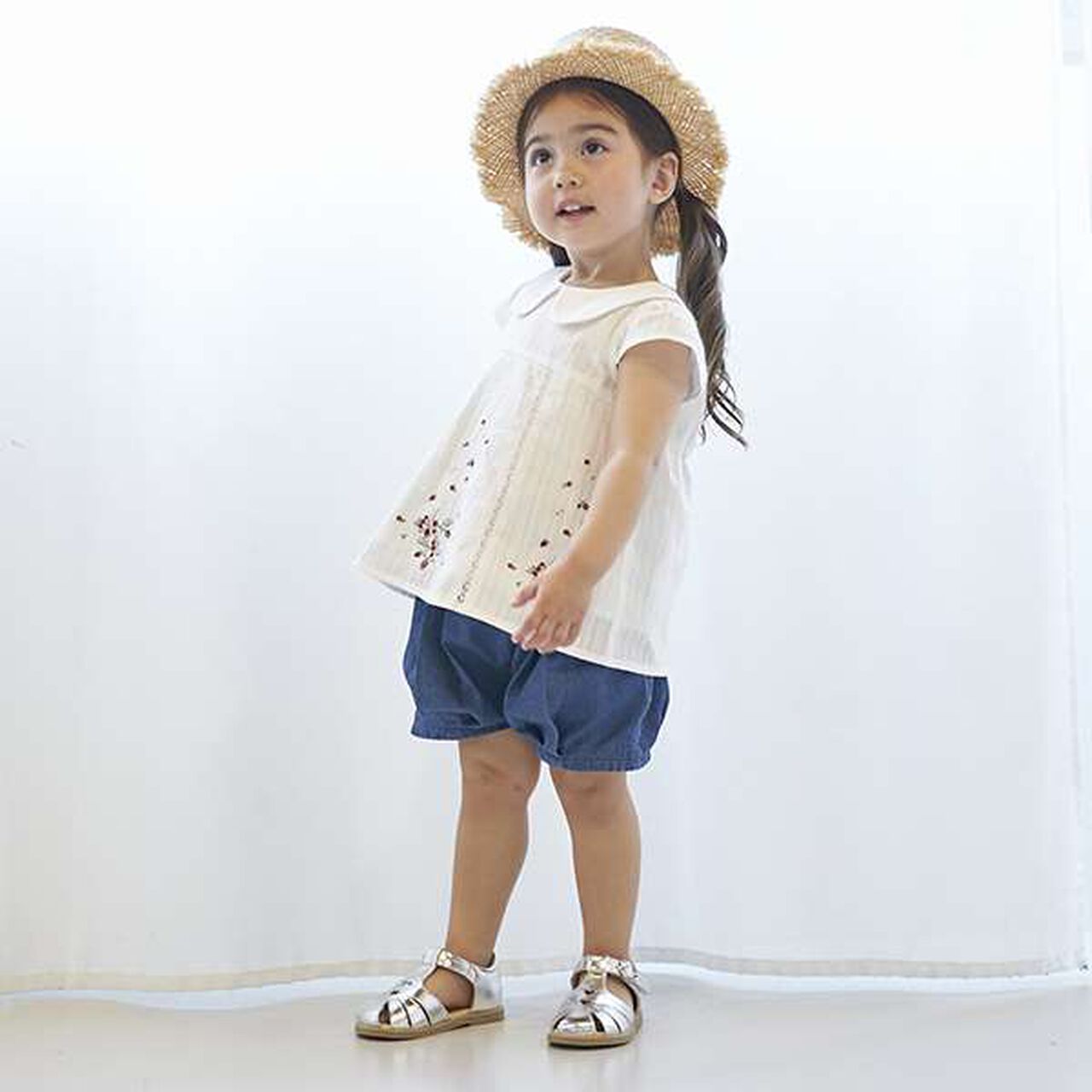 [Link] Tuck Balloon Shorts,Beige, large image number 21