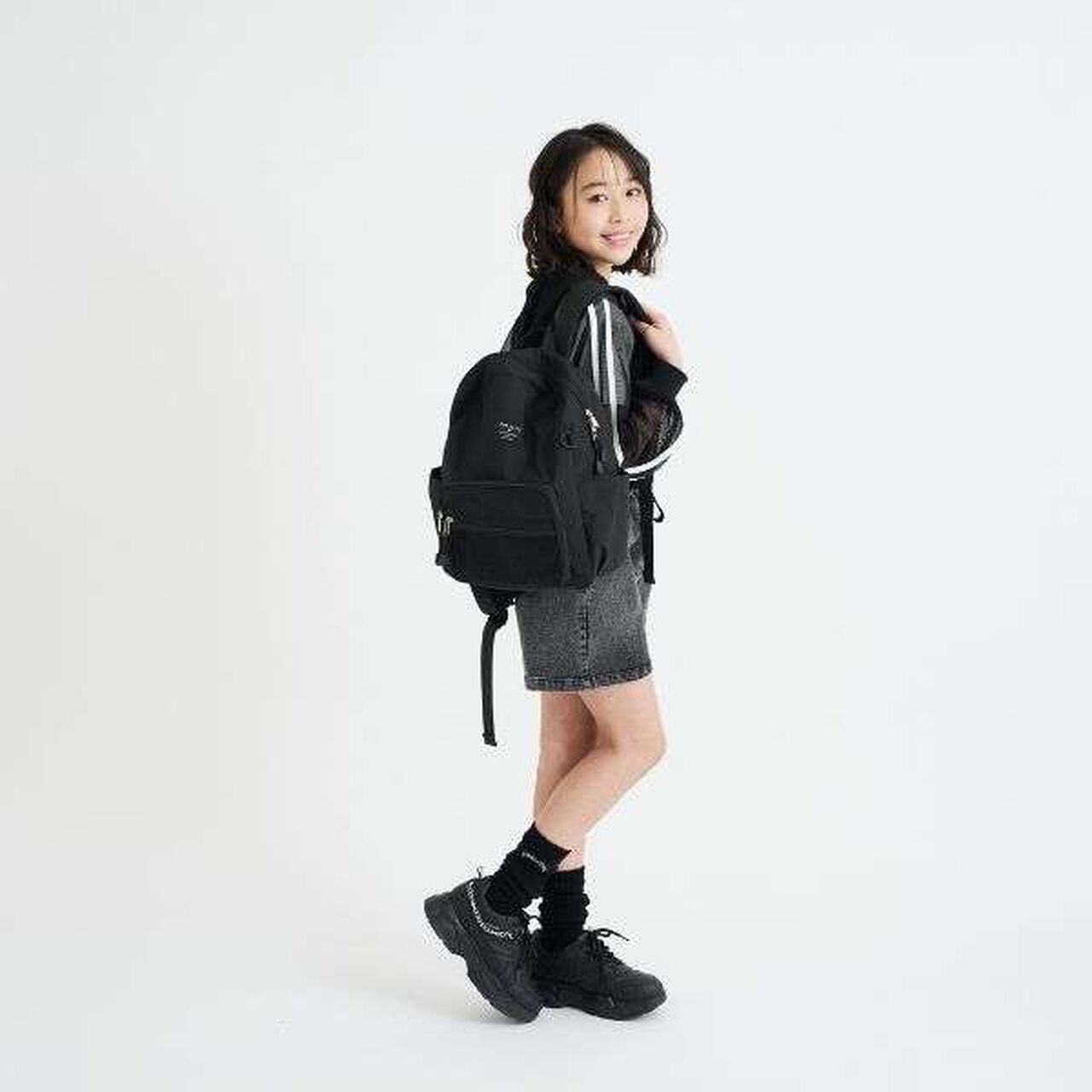Middle Backpack,Black, large image number 15