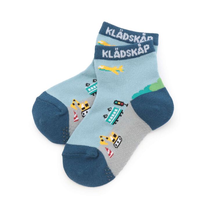 Vehicle Short Socks,Sax blue, medium image number 0