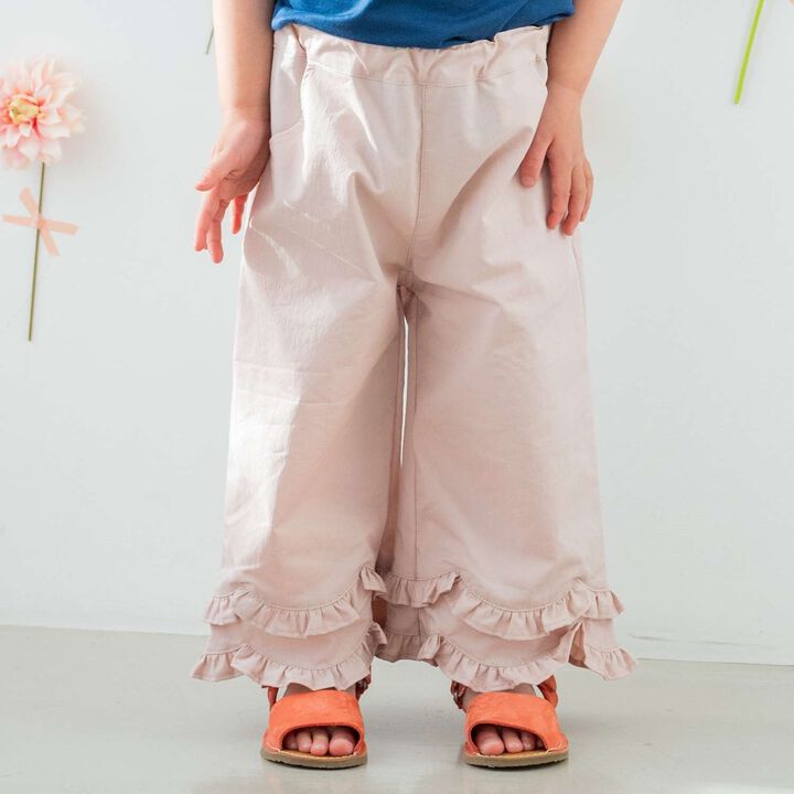 Scalloped Frill Long Pants,, medium