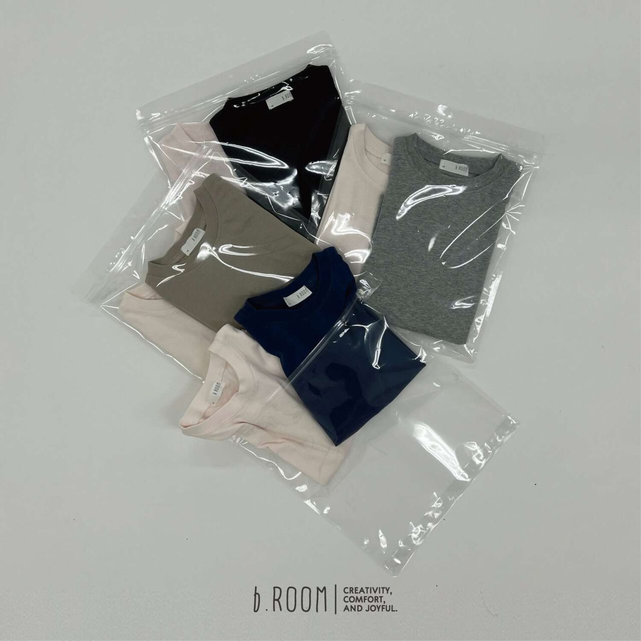 [Daily Standard Wear] 2-Pack Simple T-Shirt Set,Top gray, large image number 13