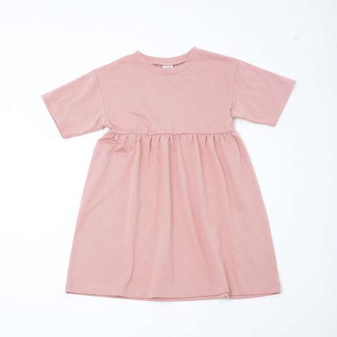 Gathered T-Shirt Dress,Lavender, large image number 7