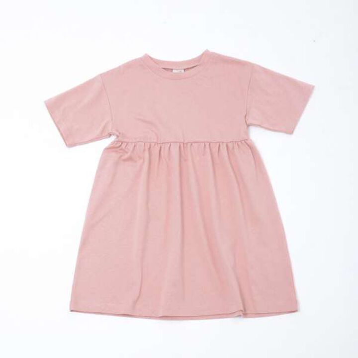 Gathered T-Shirt Dress,Lavender, medium image number 7