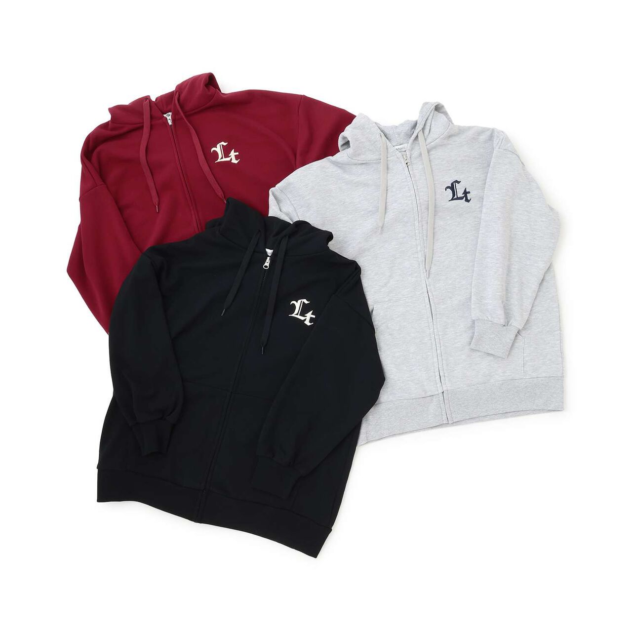 Loose Zip Parka,Black, large image number 9