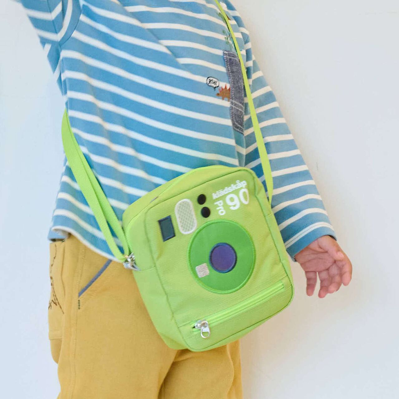 Toy Camera Style Shoulder Bag,Yellow green, large image number 0