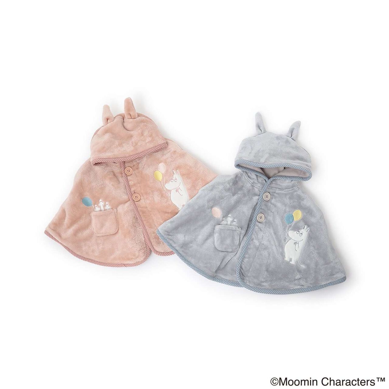 [MOOMIN] Balloon Moomin Cape,Light gray, large image number 3
