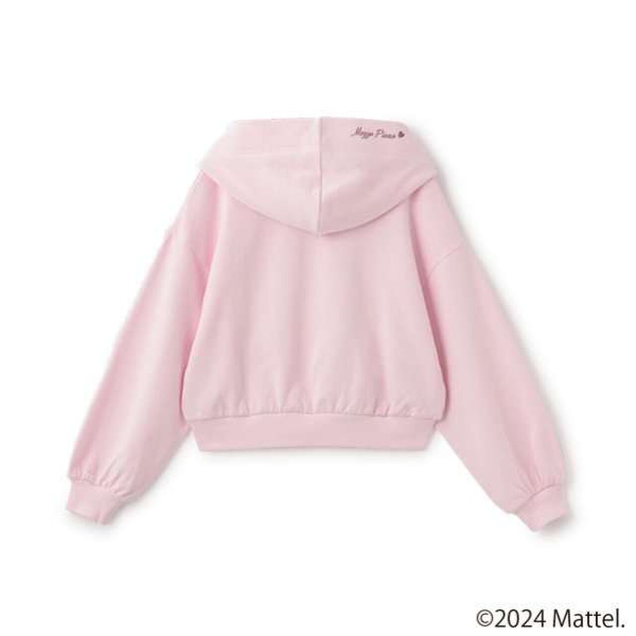 Barbie / Black Cropped Parka,Black, large image number 4