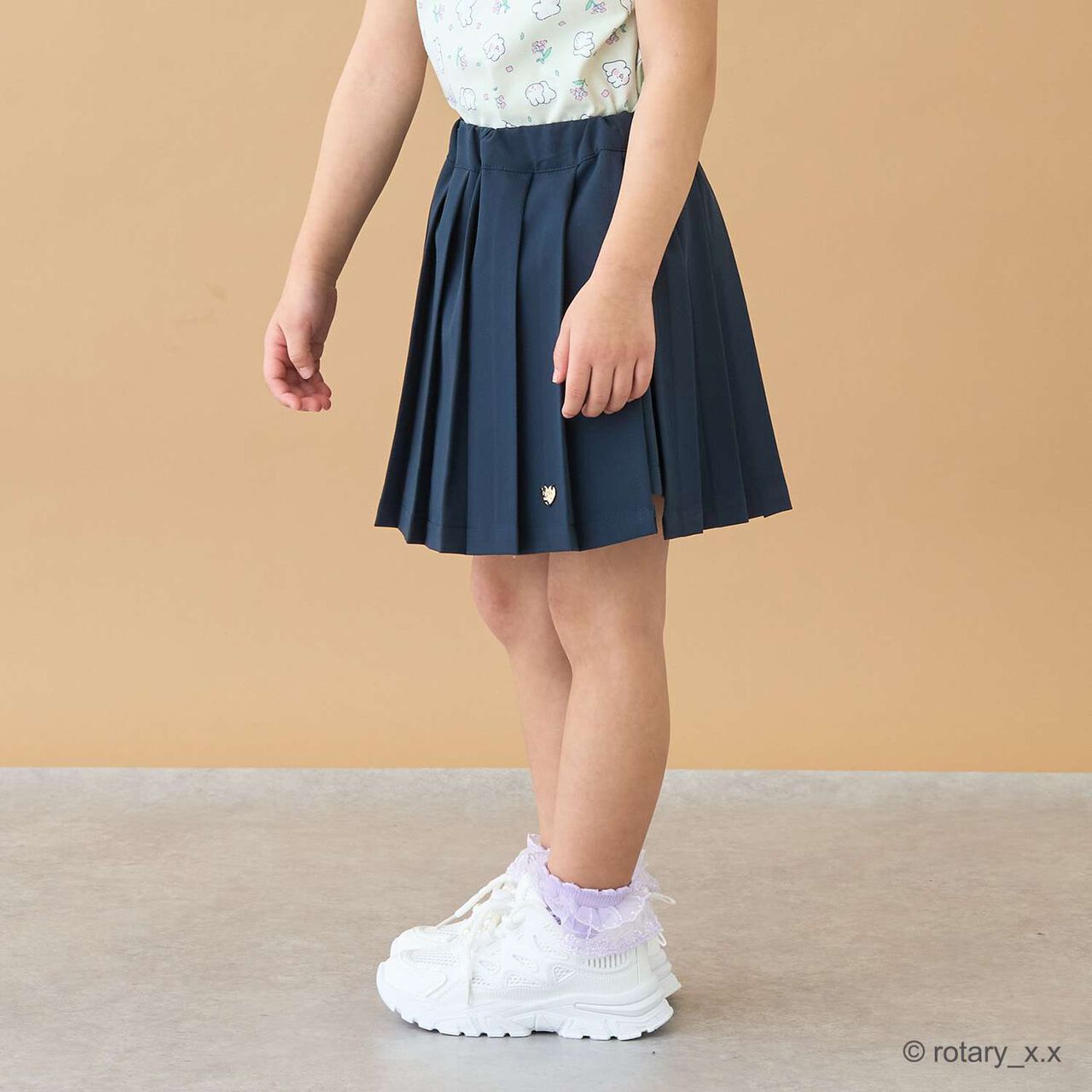 Wrap Skirt with Pleats (Includes Pants),Beige, large image number 18
