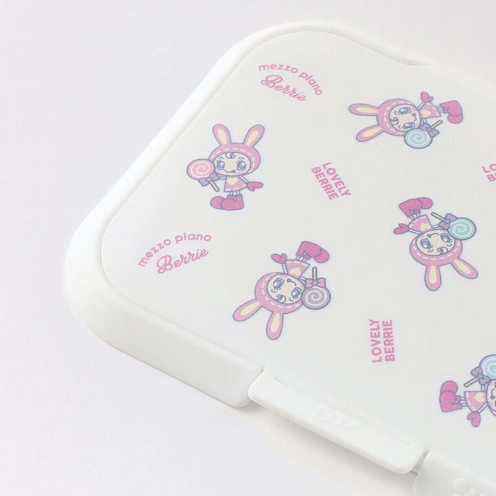 Baby Beret-chan Original Pattern Wet Wipe Cover Bitatto,Off white, medium image number 3