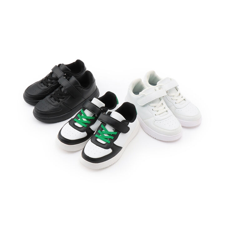 [For Preschool Use] [Ultra Lightweight] Velcro Sneakers,Off white, medium image number 8
