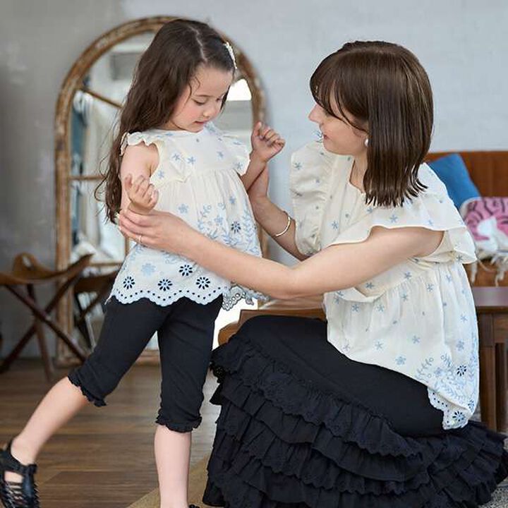 [Link] Overlay Lace Tunic,Pearl white, medium image number 4