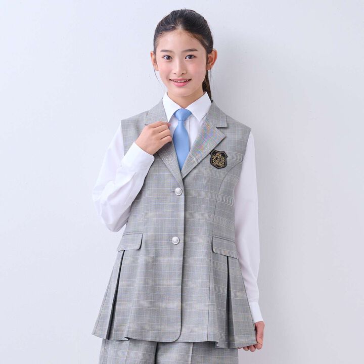 [Graduation Attire] [5-Piece Set] Gilet Jacket Coordination Set,Black, medium image number 28