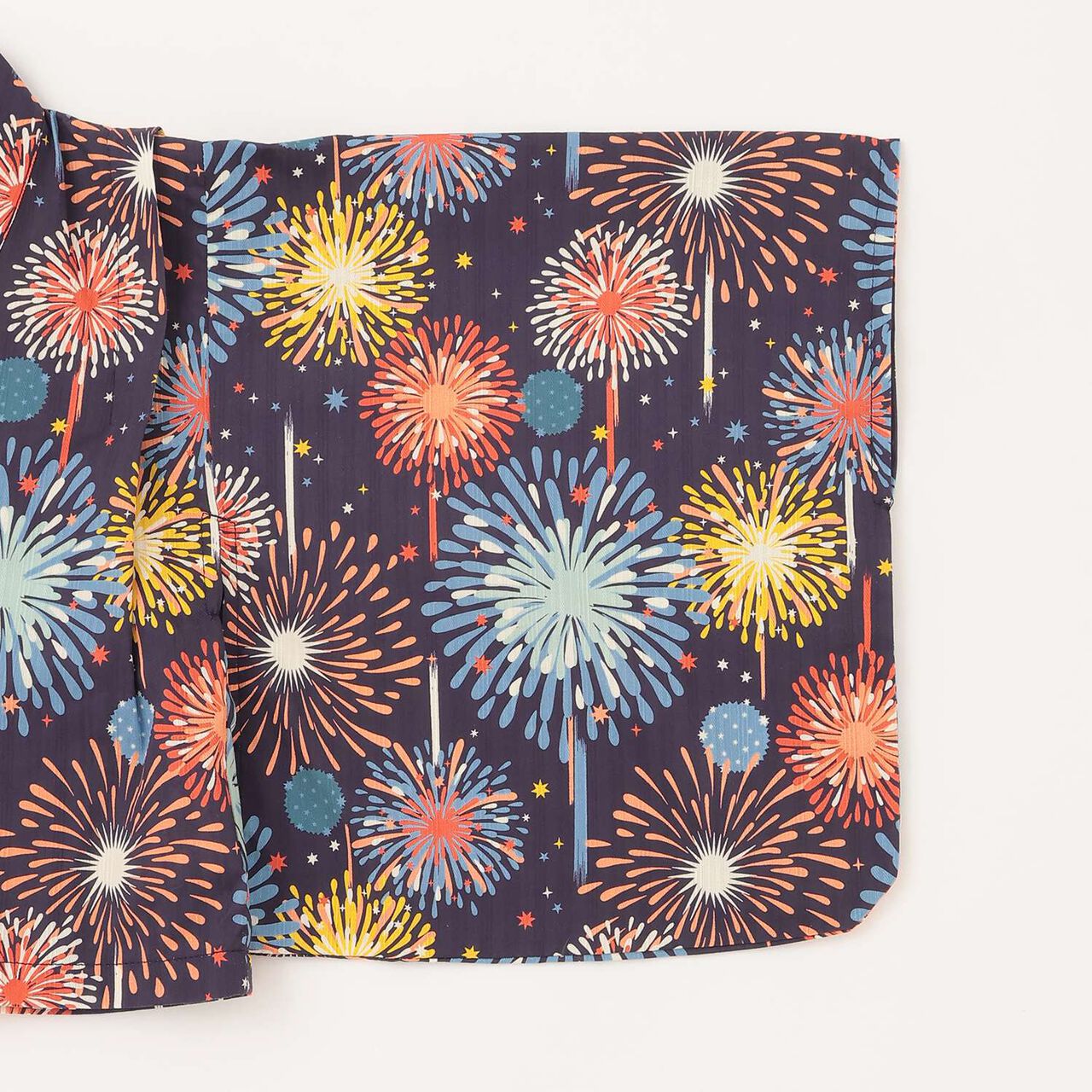 Yukata Set with Fireworks Pattern,Pearl white, large image number 10