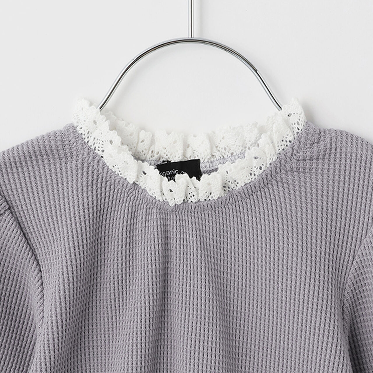 Organic Collared Long-Sleeve T-Shirt,Gray, large image number 10