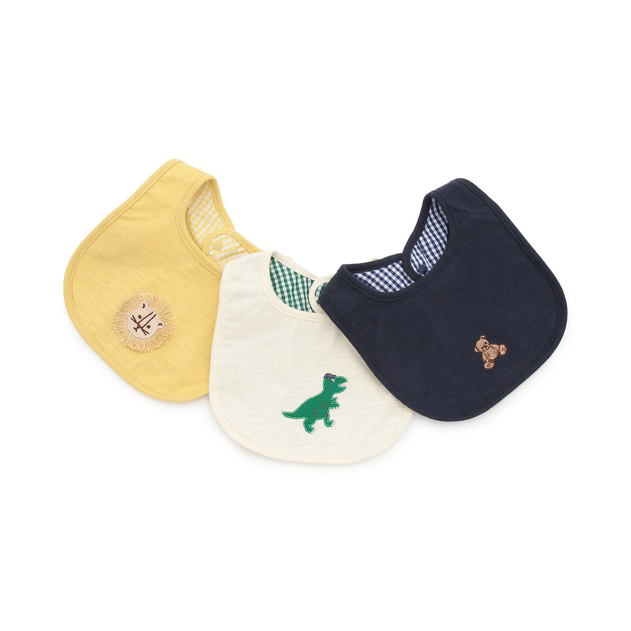 Embroidery Bib,Pearl white, large image number 5