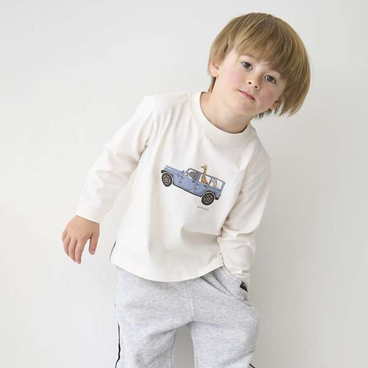 Affordable BOYS Long-Sleeve T-Shirt,Red, large image number 3