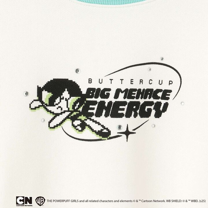 [Anti-Stain Finish] Powerpuff Girls Assorted Fleece Characters,Light green, medium image number 3