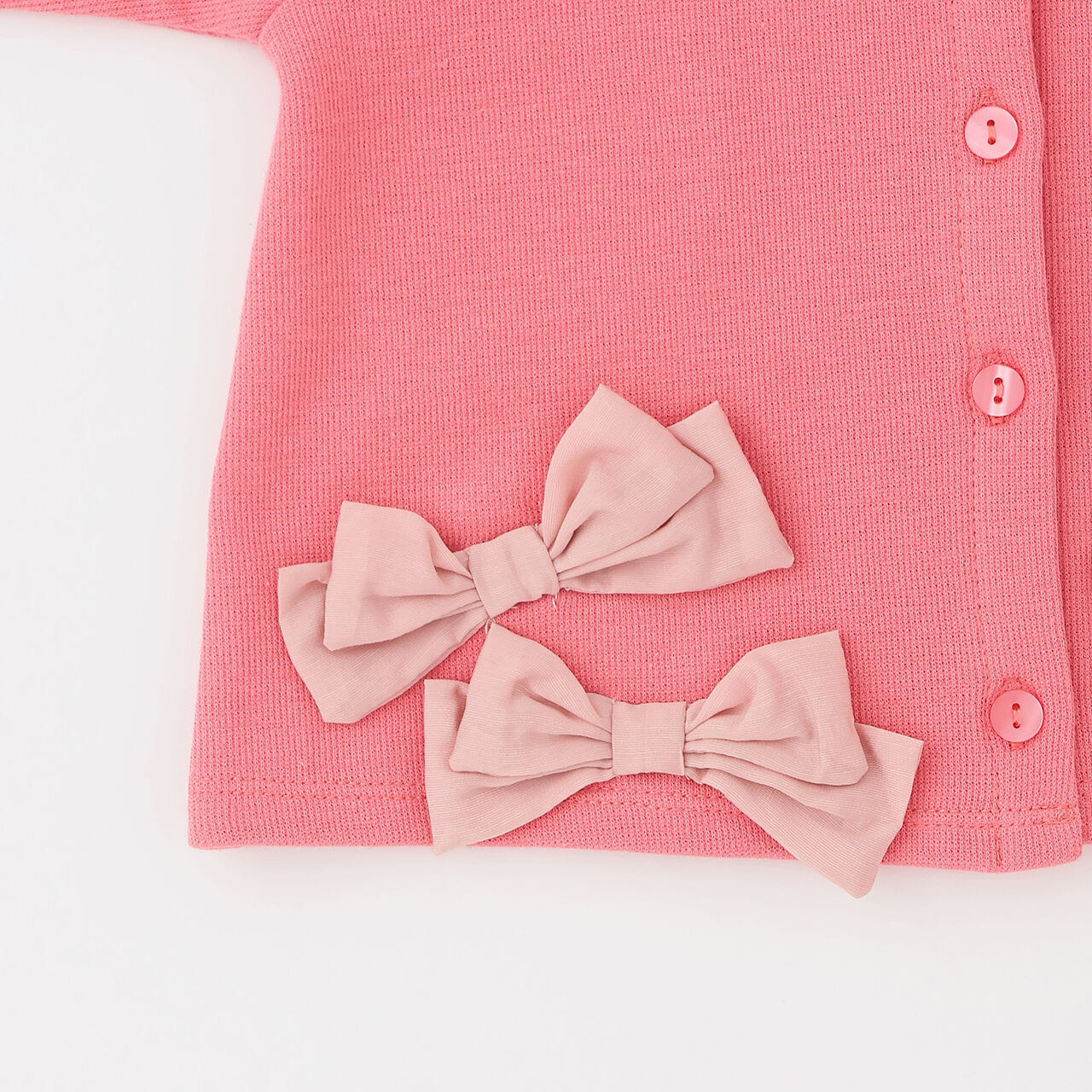 Link Ribbon Cardigan,Light beige, large image number 15