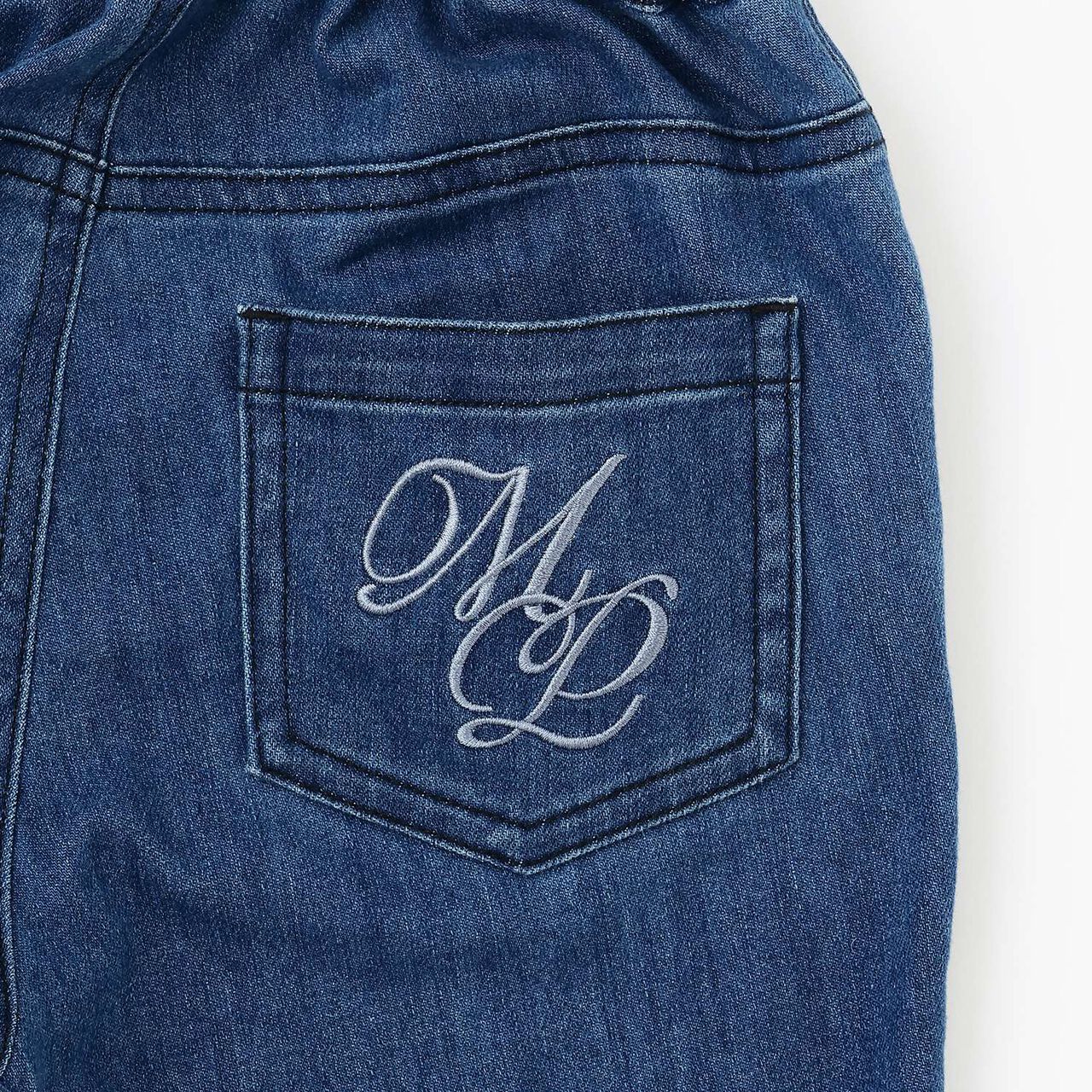 Style Up Flare Denim Long Pants,Blue, large image number 6