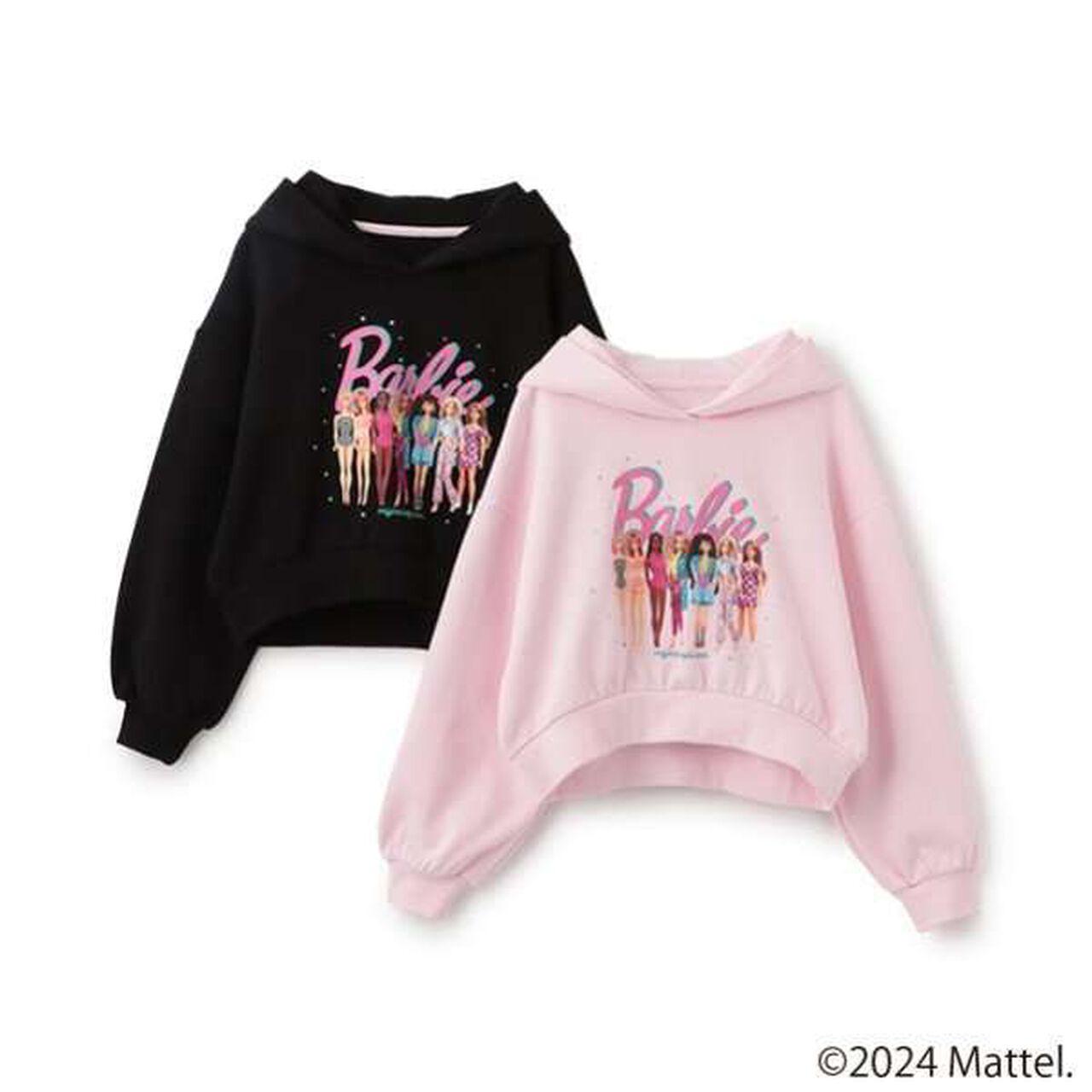 Barbie / Black Cropped Parka,Black, large image number 19