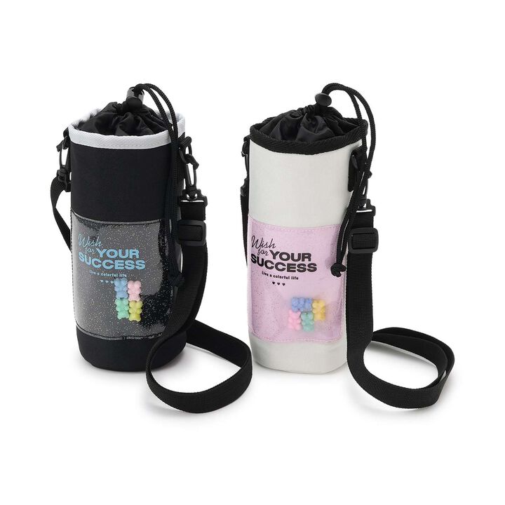 Bear Charm Bottle Case,White, medium image number 1