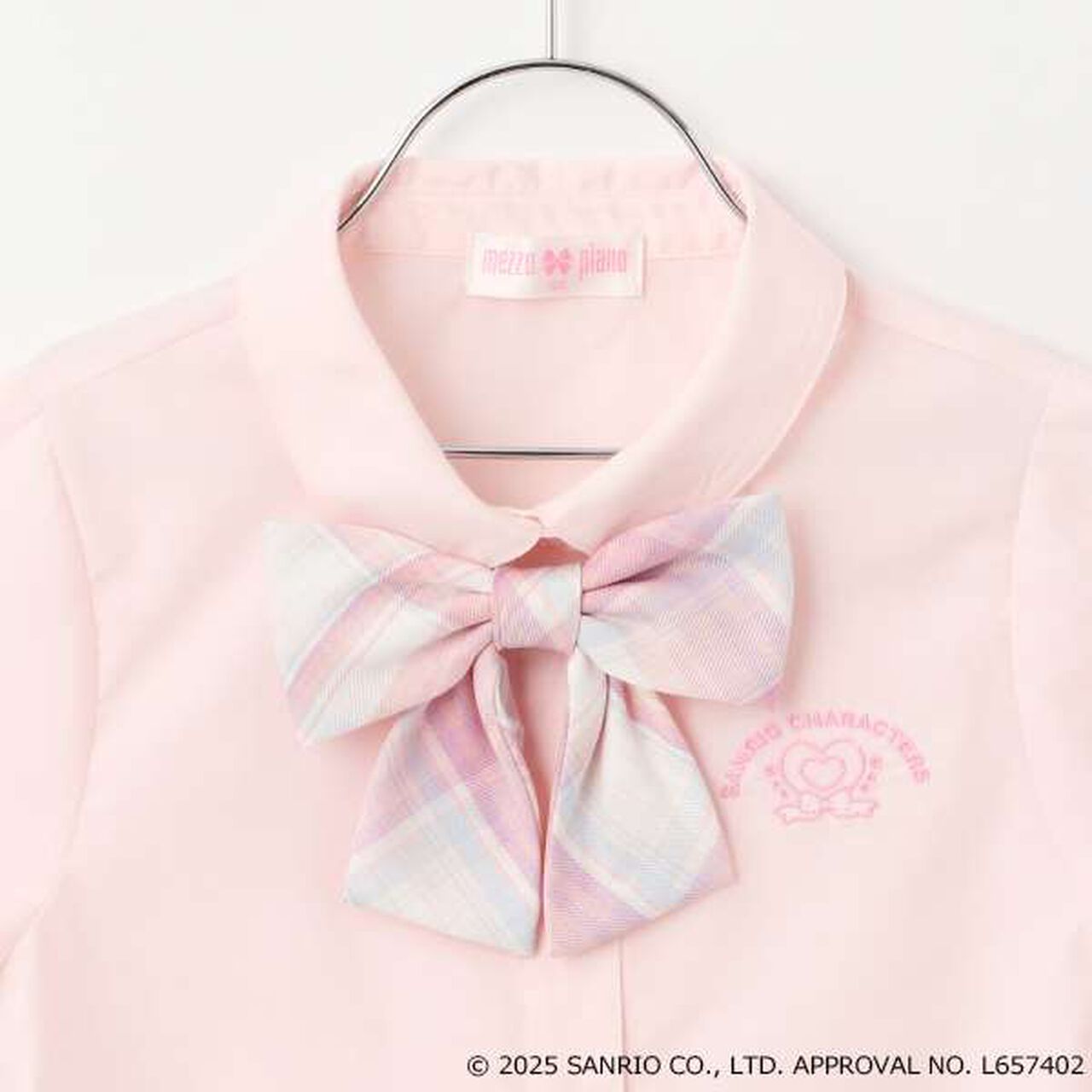 [My Melody & Cinnamoroll] Best & Blouse Set,Sax blue, large image number 2