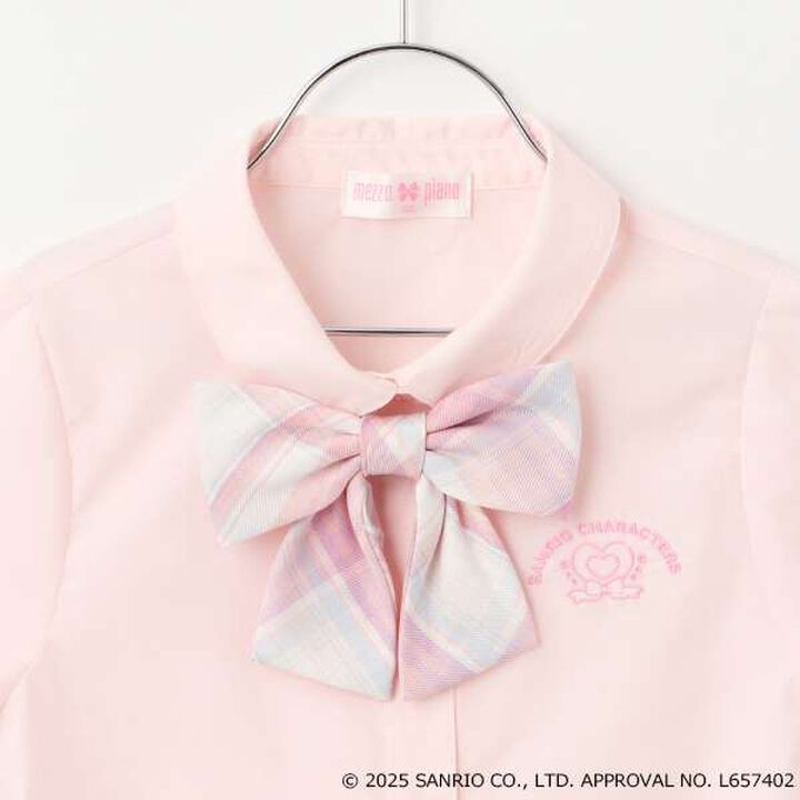 [My Melody & Cinnamoroll] Best & Blouse Set,Sax blue, medium image number 2