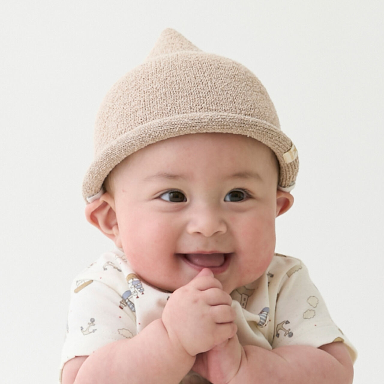 Pointed Hat,Beige, large image number 0