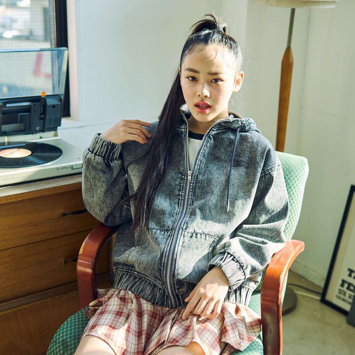 [LTXC] Denim Parka,Gray, medium image number 4