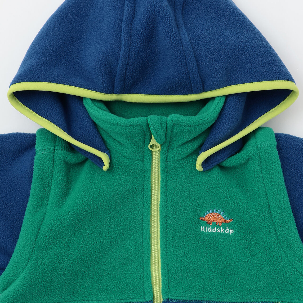 Dinosaur Color Block 3-Way Fleece Parka,Navy, large image number 3