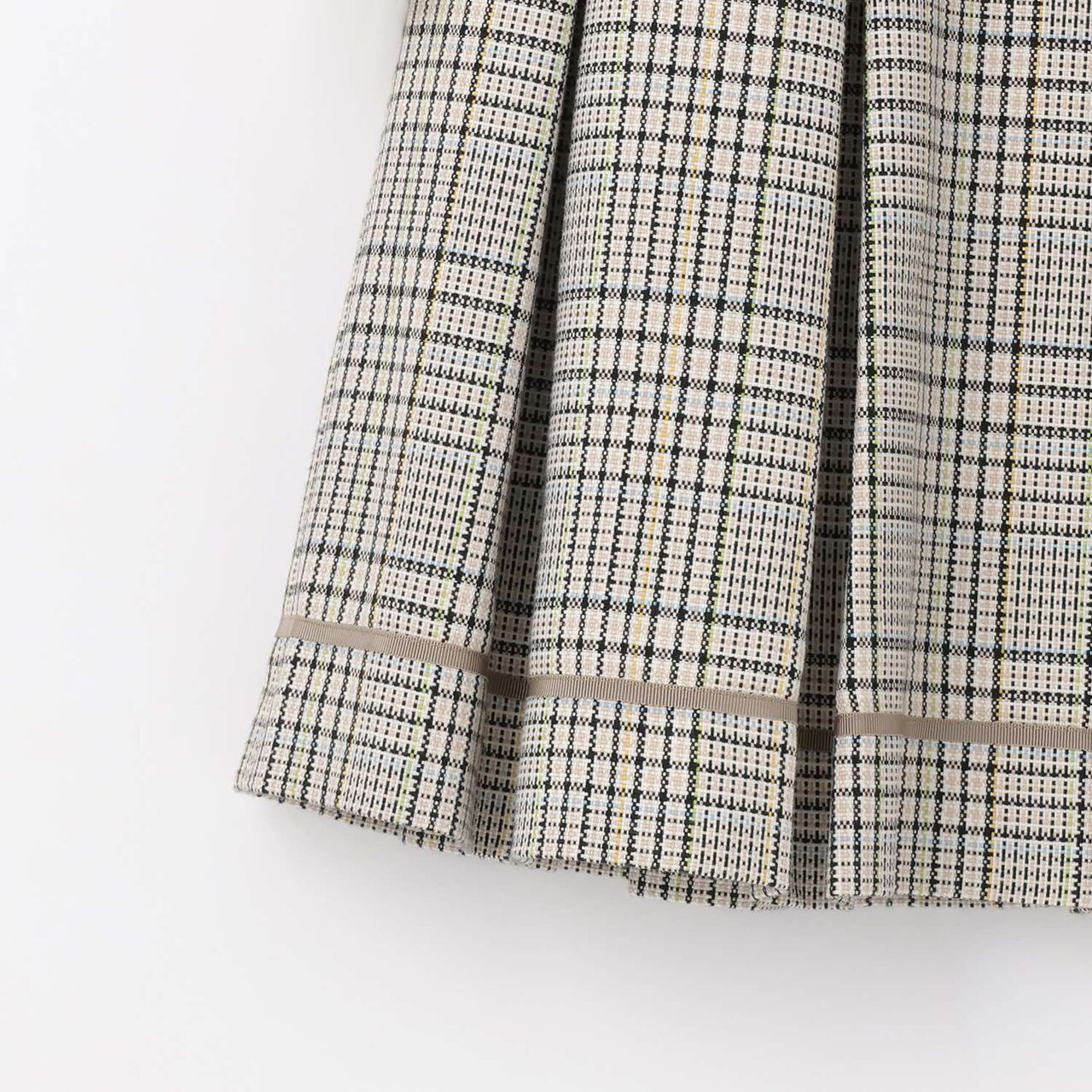 [Formal] Checkered OP + Scallop Trim JK Set,Beige, large image number 16