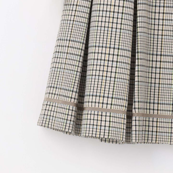 [Formal] Checkered OP + Scallop Trim JK Set,Beige, medium image number 16