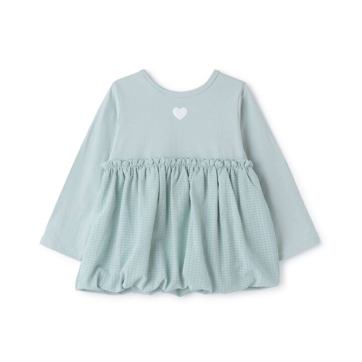 Quick-Dry UV Non-Crumbling Either Way Is Fine Muteki T Balloon Peplum Tops,Lavender, medium image number 3