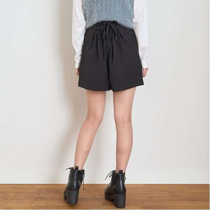 Back Lace-Up Shorts,Gray, medium image number 8
