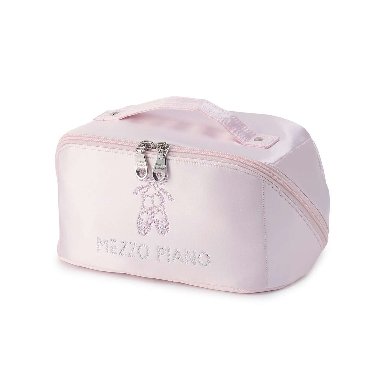[Ballet] Sparkling Hair & Makeup Pouch,Dark red, large image number 0