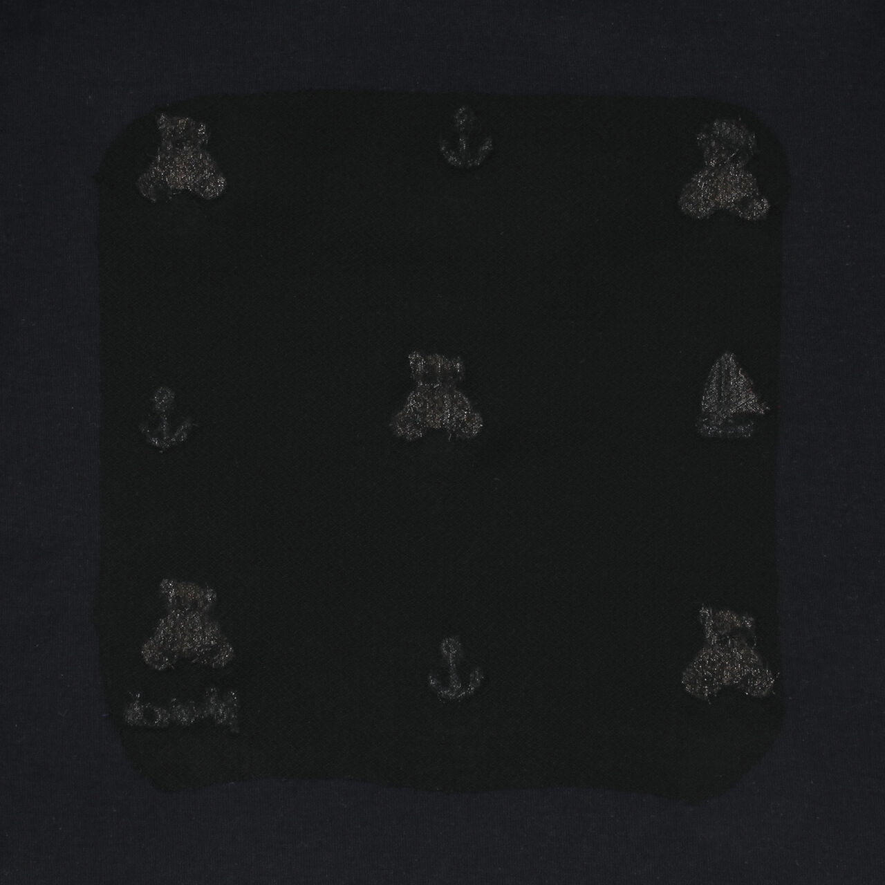 Link Bear Embroidery Marine Long-Sleeve T-Shirt,Navy, large image number 7