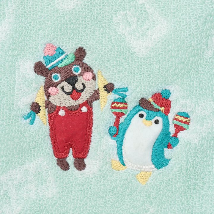 Korobokkuru Mini Towel Tote Bag,Sax blue, medium image number 4