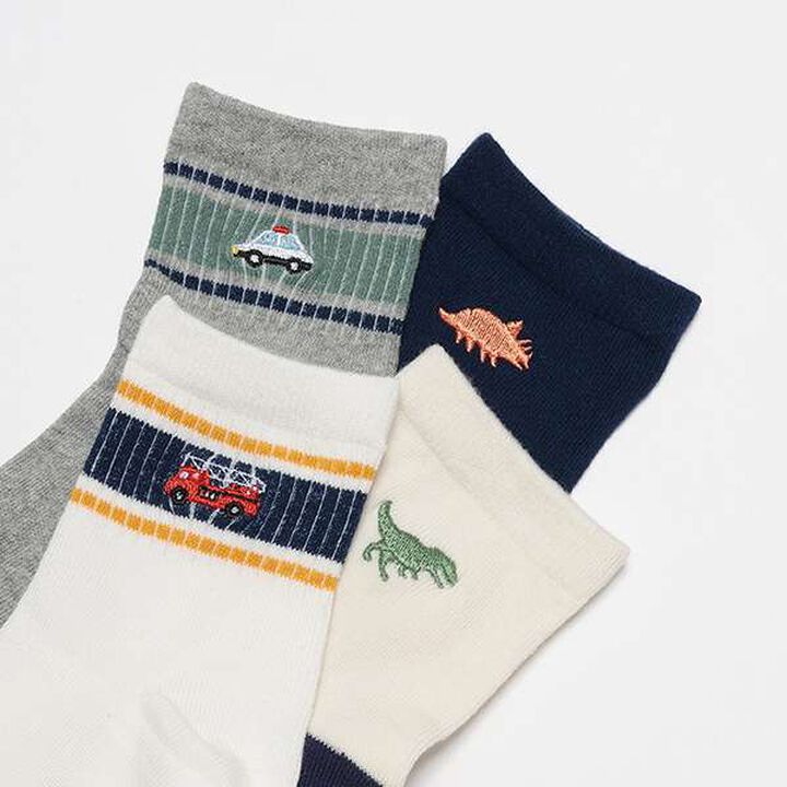 Boys' Assorted Socks,Light beige, medium image number 2