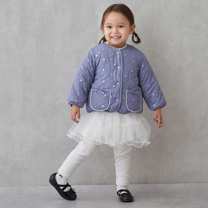 [Link] Foil Print Reversible Jacket,Blue gray, medium image number 8