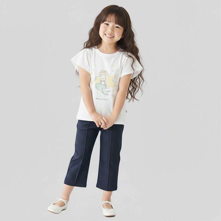 Mermaid Motif T-Shirt,Lavender, medium image number 11