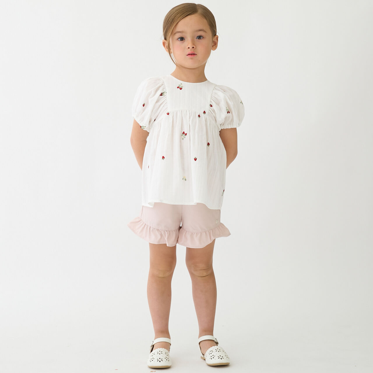 Link Strawberry Puff Tunic,Ivory, large image number 3