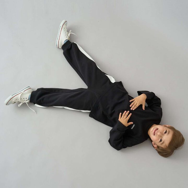 [Daily Standard Wear] [Quick-Dry Absorbent] Loose Fit Side Line Sweatpants,Blue gray, medium image number 29