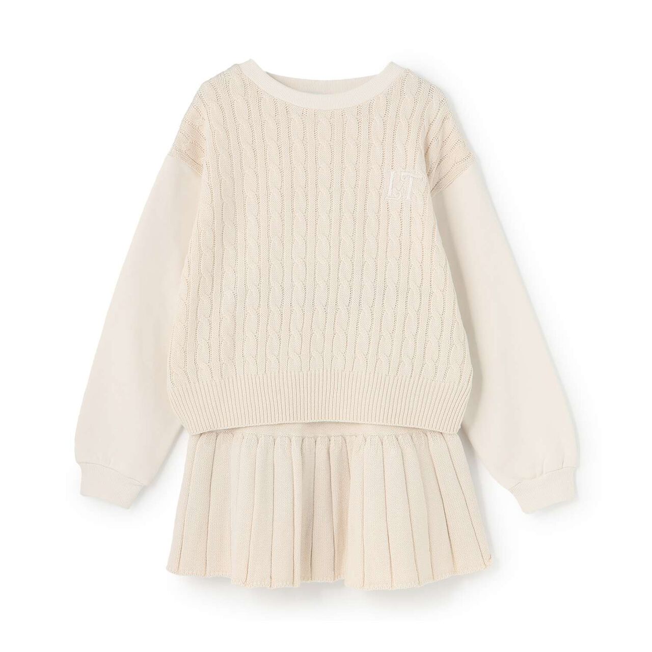 [Washable] Knit Set-Up,Sax blue, large image number 11