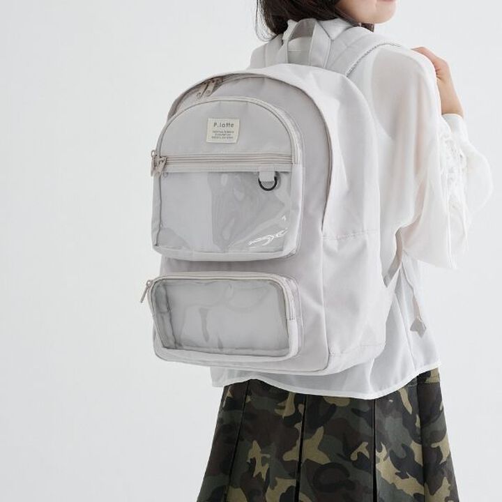 Clear Pocket Backpack,, medium