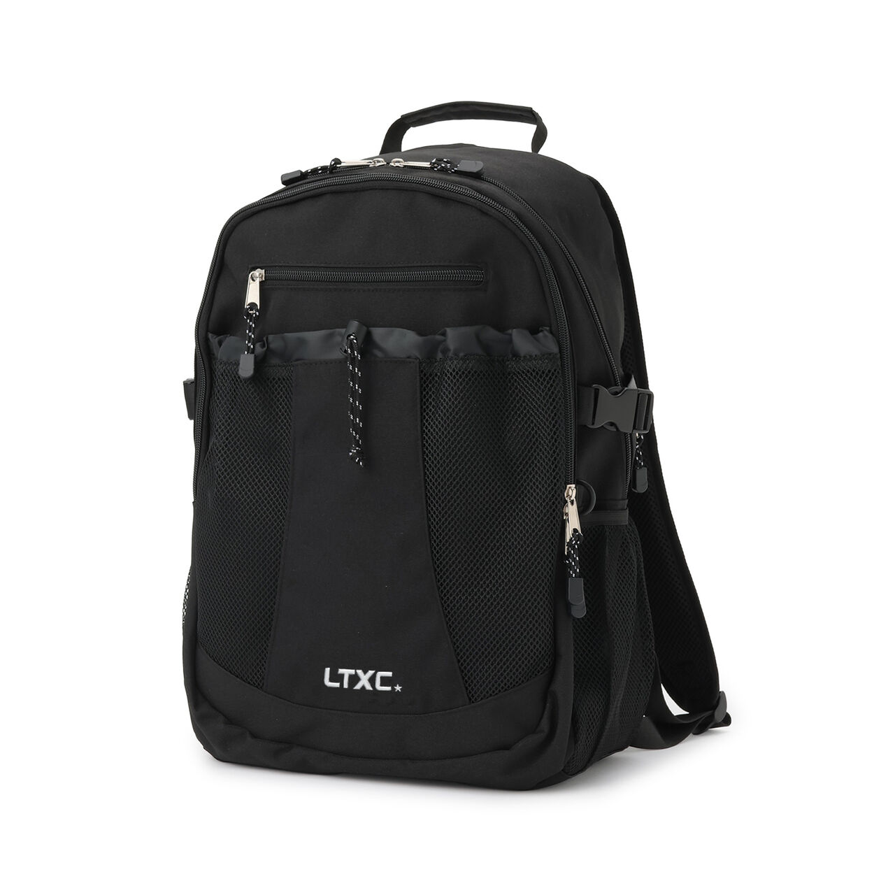 [LTXC] Shoulder-Friendly 30L Water-Repellent School Backpack,Black, large image number 0